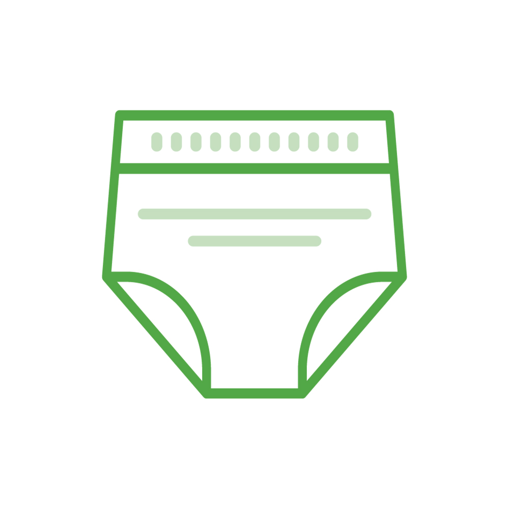 Continentiezorg absorberend